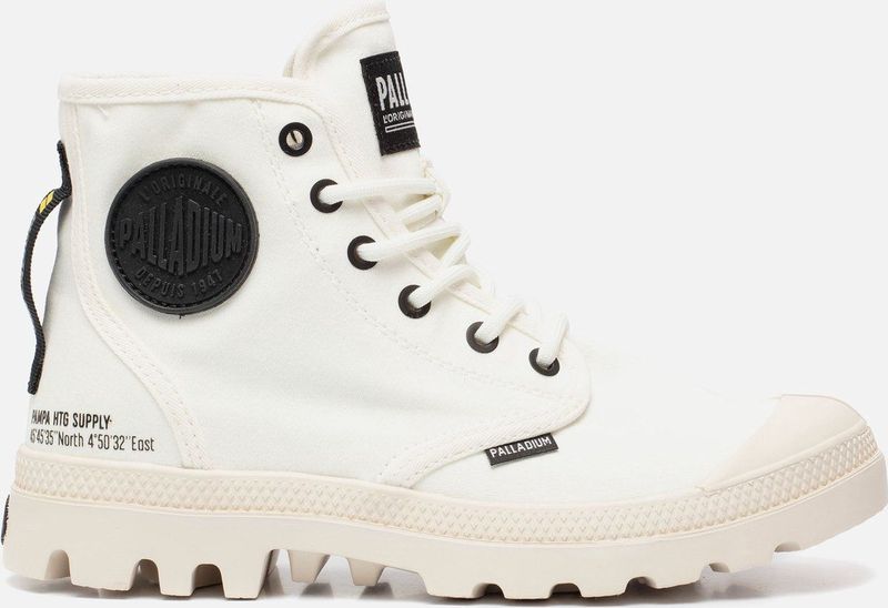 Palladium - Pampa Hi Htg Supply Sneakers - Wit - Biologisch Katoen en Linnen