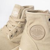 Palladium Pampa hi beige Canvas - Dames