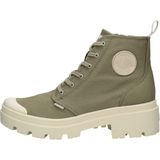 Palladium Pallabase Twill dames veterboot - Kaki