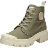 Palladium Pallabase Twill dames veterboot - Kaki
