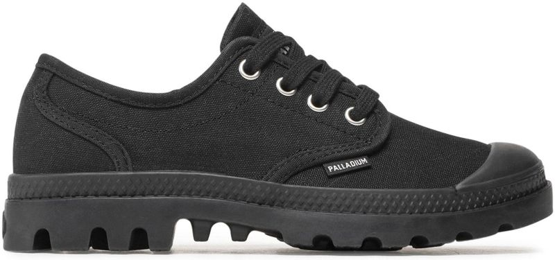 PALLADIUM - PAMPA OXFORD - Lage Schoenen - Zwart - Canvas