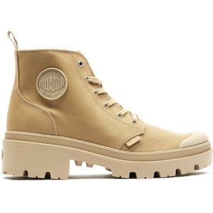 Palladium Pallabase Veterboots bruin Canvas - Dames - Maat 40