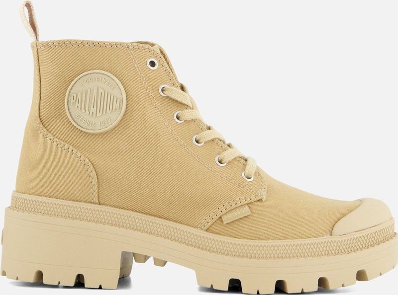 Palladium - Pallabase Twill - Legerkisten - Caramel - Duurzaam Twill Bovenwerk