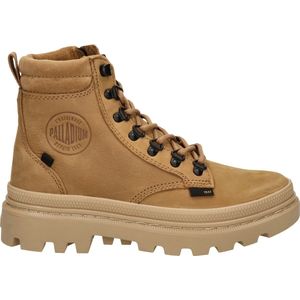 Palladium Pallatrooper Veterschoenen Hoog - middel bruin