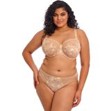 Morgan Beugel Gestreepte Stretch Volledige Cup Niet Gewatteerde Ondersteunende BH, Geroosterde amandel, 90F