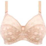 Morgan Beugel Gestreepte Stretch Volledige Cup Niet Gewatteerde Ondersteunende BH, Geroosterde amandel, 90F