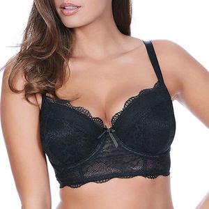 Freya - Fancies - Damesbeha met Beugel - Zwart - Katoen