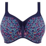 Elomi - Energise - Sportbeha - Marine Geo - Ondersteuning met Racerback Conversie