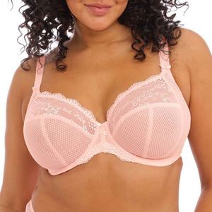 Elomi - Charley - Beha - Ballet Roze - Plunge-ontwerp - Stretch kant en mesh
