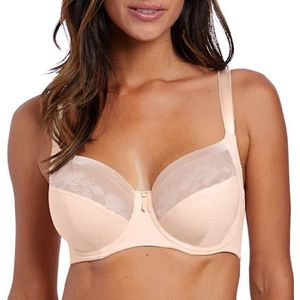 Fantasie met volledige dekking voor dames., Natuurlijke Beige, 70E