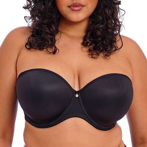 Elomi BH - Smooth Strapless Seamless Ondersteuning - Zwart