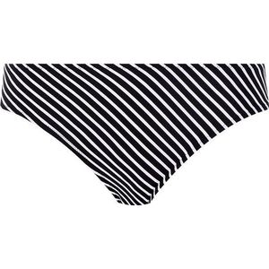 Beach Hut - Bikinislip - Zwart - Wit - Monochrome Streepprint