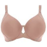 ELOMI Charley Seamless Breathable Spacer Underwire Bra T-shirt-beha voor dames, Fawn, 80E