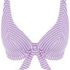 Freya - Beach Hut - Bikini Top - Cassis - Retro- geïnspireerd Design