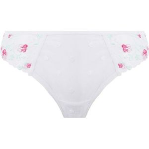 Freya - AWAKENING Brazilian - Wit - Vrouwen - Borduurwerk van Kleurrijke Weidebloemen