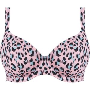 Freya - CALA FIESTA UW Plunge Bikini Top - LEOPARD - Dames