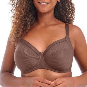 Fantasie - Driedelige BH - Zwart - Gevoerde Haak en Oog - Verstelbare Schouderbandjes