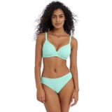 Freya - Ibiza Waves - Beugel Plungebeha - Aquablauw - 88% Polyamide, 12% Elastaan