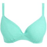 Freya - Ibiza Waves - Beugel Plungebeha - Aquablauw - 88% Polyamide, 12% Elastaan