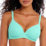 Freya - Ibiza Waves - Beugel Plungebeha - Aquablauw - 88% Polyamide, 12% Elastaan