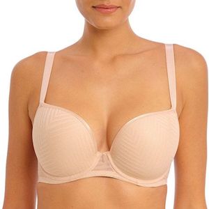 Freya Gevormde diepe beha met beugel op maat, ondoorzichtig, dames, Beige, 60D