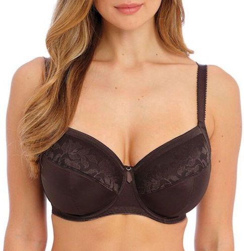 Illusion - BH - Chocolate - Zachte Stof - Brede Beugel