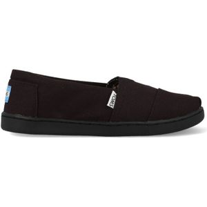 TOMS Alpargata Core Platte slippers voor kinderen, uniseks, zwart, 31.5 EU