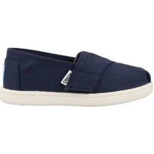 TOMS Tiny Alpargata, mocassin, plat, uniseks, kinderen, Navy Blauw