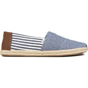 TOMS Heren Alpargata Rope Classic Loafer Flat, Blauw Grijs, 43 EU