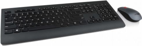 Lenovo 4X30H56829 toetsenbord Inclusief muis Universeel RF Draadloos QWERTY Amerikaans Engels Zwart