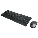 Lenovo 4X30H56809 toetsenbord Inclusief muis Kantoor RF Draadloos QWERTZ Duits Zwart