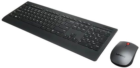 Lenovo 4X30H56809 toetsenbord Inclusief muis Kantoor RF Draadloos QWERTZ Duits Zwart