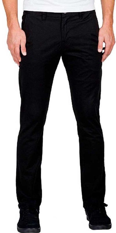 Volcom Frickin Slim Chino Broek Zwart 28 Man