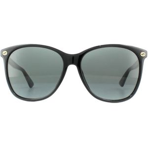 Gucci Gg0024S 001 58 - vierkant zonnebrillen, vrouwen, zwart