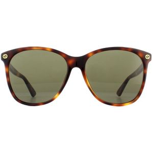 Gucci Gg0024S 002 58 - vierkant zonnebrillen, vrouwen, bruin