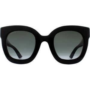 Gucci Gg0208S 001 49 - vierkant zonnebrillen, vrouwen, zwart