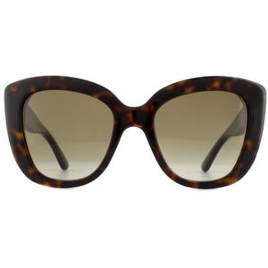 Gucci Gg0327S 002 52 - cat eye zonnebrillen, vrouwen, bruin