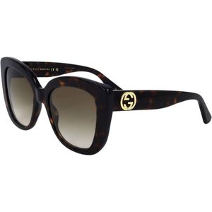 Gucci GG0327S 002 Zonnebril Dames Bruin