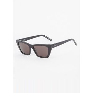 Yves Saint Laurent SL 276 MICA zonnebril voor dames, zwart/grijs, maat 53/16/145, Zwart/Grijs