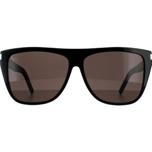 Saint Laurent zonnebril SL 1 Slim 001 Zwart grijze rook