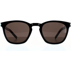 Saint Laurent zonnebril SL 28 Slim 001 Zwart grijs | Sunglasses