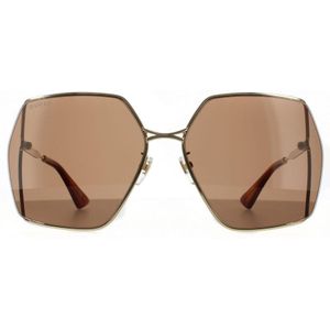 Gucci GG0817S 002 Dames Zonnebril Goud | Sunglasses