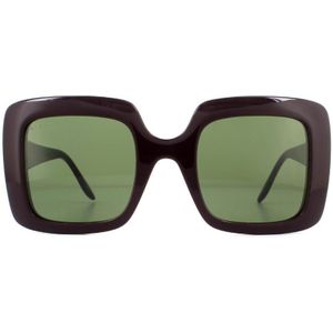 Gucci Stijlvolle zonnebril Gg0896S , Green , Dames , Maat: 52 MM