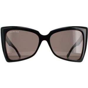 Balenciaga - Vlinderzonnebril - Zwart - 57 MM