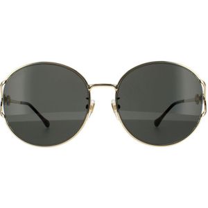 Gucci GG1017SK 001 Dames Zonnebril GOUD GREY | Sunglasses