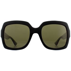 Gucci Zwarte zonnebril met accessoires , Multicolor , Dames , Maat: 54 MM