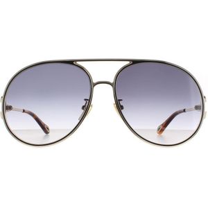 Chloe Aviator Dames Gold Zwart Grijs Gracient CH0145S