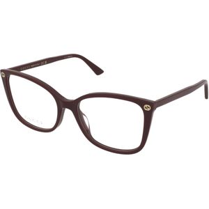 Gucci - GG0026O 012 - Optische Monturen - Bordeaux - Cat Eye