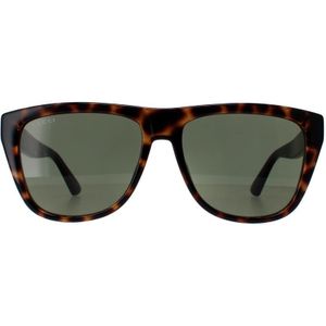 Gucci GG1345S 003 Havana Groene Zonnebril | Sunglasses