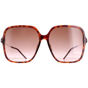 Gucci GG1267S 002 donker havana bruin gradiÃ«nt zonnebril